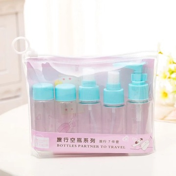 3/4/6/7/11Pcs Travel Refillable Empty Perfume Bottle Set Cosmetics