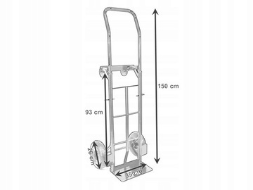 ДВУХФУНКЦИОНАЛЬНАЯ СКЛАДСКАЯ ТЕЛЕЖКА С ПЛАТФОРМОЙ MILLER ВМЕСТИМОСТЬЮ 150/200 кг ЦВЕТА