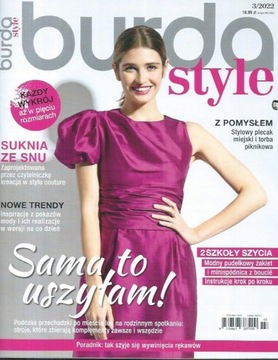Burda Style 3/2022 Sama to uszyłam
