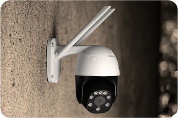 ВРАЩАЮЩАЯСЯ НАРУЖНАЯ IP-КАМЕРА WIFI 3X ZOOM 5MPx 2K