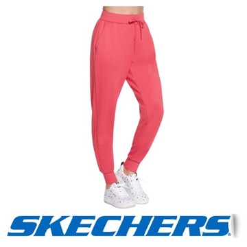 Skechers Spodnie dresowe Skechers Skechluxe Restful Jogger Pant Niebieski  Regular Fit