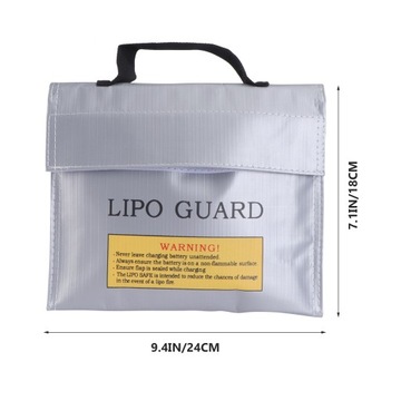 СУМКА ДЛЯ ЗАЩИТЫ АККУМУЛЯТОРА LIPO GUARD Огнезащитный чехол LLWL