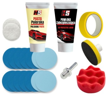 ПОЛИРОВАЛЬНЫЙ НАБОР ДЛЯ РЕГЕНЕРАЦИИ АВТОМОБИЛЬНЫХ ФАР RENEWAL HS