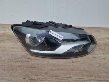 VW POLO 6R PRAWA LAMPA PRZÓD REFLEKTOR SILNICZEK