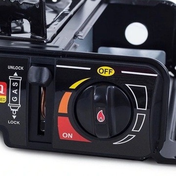 ТУРИСТИЧЕСКАЯ ГАЗОВАЯ ПЛИТА С КАРТРИДЖЕМ, ПОРТАТИВНАЯ, ПОЛЕВАЯ + 8 ГАЗОВЫХ КАРТРИДЖЕЙ