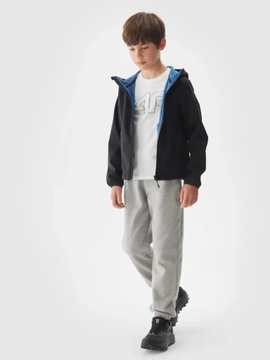 СПОРТИВНАЯ КУРТКА ИЗ СОФТШЕЛЛА С КАПЮШОНОМ ДЛЯ МАЛЬЧИКОВ 4F AW24M269