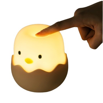Lampka nocna LED dla dzieci kurczak z wbudowanym akumulatorem 1200 mAh