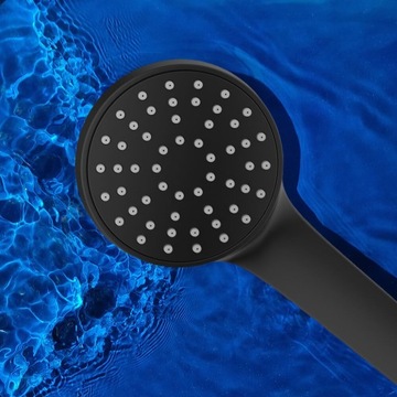 ДУШЕВЫЕ РУЧКИ черный ECOVAND SIMPIO SAVING -65% ВОДЫ 5,7 Л/МИН