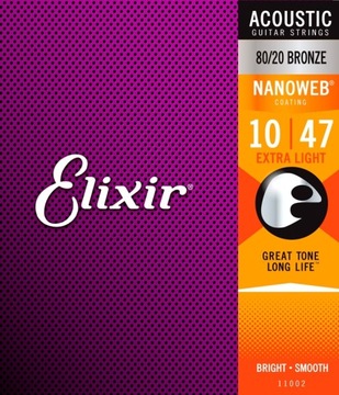 Struny ELIXIR 11002 (10-47) Struny do gitary akustycznej