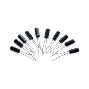 Kondensator Low ESR 10uF/50V 5x11mm 105C THT 10szt