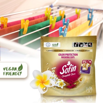 Капсулы для стирки Sofin Color Black 72 шт. Смешивание