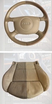 Набор для ремонта кожаного рулевого колеса 6x50 мл Краска, шпатель, кисть