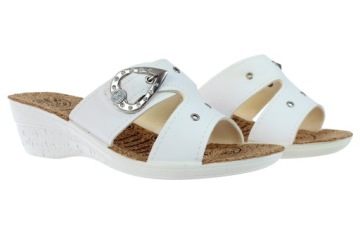 KLAPKI DAMSKIE CASUALOWE BARDZO LEKKIE KOTURN 6390 roz. 39