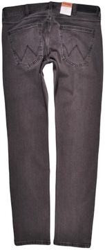 WRANGLER spodnie HIGH waist GREY jeans SLIM _ W31 L32