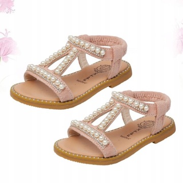 Dziewczęce Buty Dziewczęce Sandały Perły