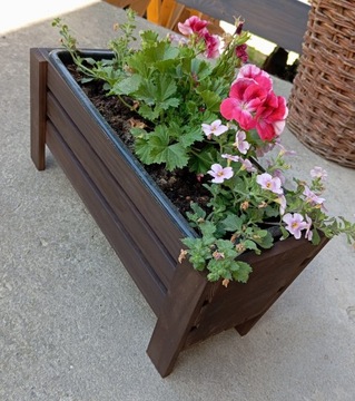 Деревянная Цветочная Коробка