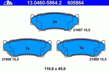 КОЛОДКІ ГАЛЬМІВНІ PRZOD,SUZUKI VITARA 90-99,JIMNY03 