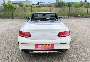 Mercedes Klasa C W205 Kabriolet 180 156KM 2016 Mercedes-Benz Klasa C C 180 Cabrio 156 KM 2016r Bezwypadkowy Warszawa, zdjęcie 10