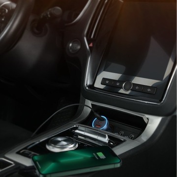 АВТОМОБИЛЬНОЕ ЗАРЯДНОЕ УСТРОЙСТВО BASEUS FAST USB 2x USB-C QC МОЩНЫЙ БЛОК ПИТАНИЯ 65 Вт