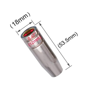 MB15AK MIG Набор наконечников сварочной горелки, 24 шт.