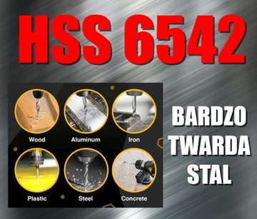 СВЕРЛА HSS M3 - M10 С РЕЗЬБАМИ 6 ШТ. + РУЧКА