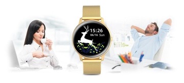 Dámsky SMARTWATCH G.Rossi SW015-5 zlatý