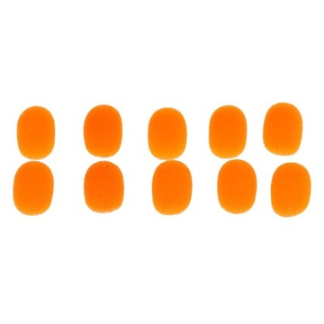 Windscreen Microphone Windscreen Sponge for Microphones Mic Orange