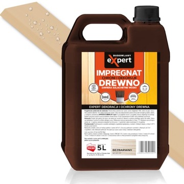 ПРОПИТЧИВАЯ краска для дерева С ВОСКОМ 5л, ПРОЗРАЧНАЯ