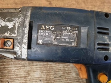 Solidna wiertarka dwubiegowa AEG