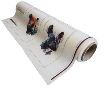 DTF ПЕЧАТЬ на рулоне шириной 57 см, длиной 1 метр для заделки.