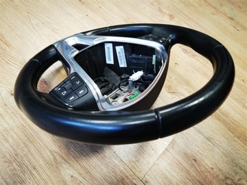 VOLVO V60 I ​​LIFT 13-18 РУЛЕВАЯ КРАСНАЯ КОЖА