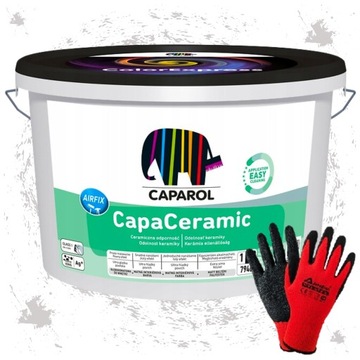 Farba Lateksowa Ceramiczna Matowa CAPAROL CapaCeramic 10L+Rękawiczki GRATIS
