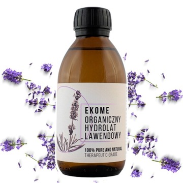 Ekome Organiczny Hydrolat Lawendowy 200 ml zapas