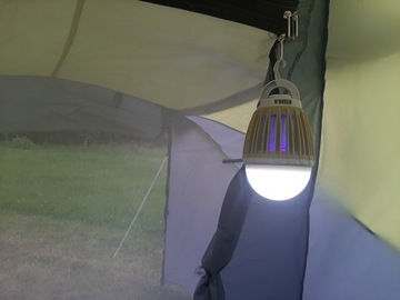 ФОНАРЬ ИНСЕКТИЦИДНАЯ ЛАМПА ОТ КОМАРОВ IPX4 БАТАРЕЯ