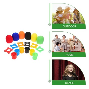 1 НАБОР ГУБКИ ДЛЯ МИКРОФОНА, ЗАЩИТНЫЙ ВАЛИЦ