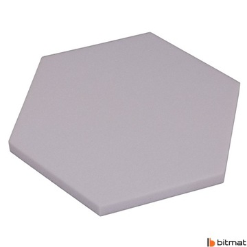 DECOR Jasnoszary plaster miodu na ścianę panel akustyczny ozdobny do wnętrz