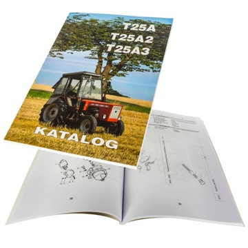 KATALOG CZĘŚCI T-25 RUSKI WŁADIMIREC NOWY