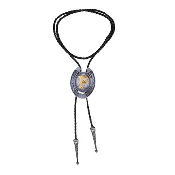 Bolo Tie U Leather with endant Koszulowe krawaty P