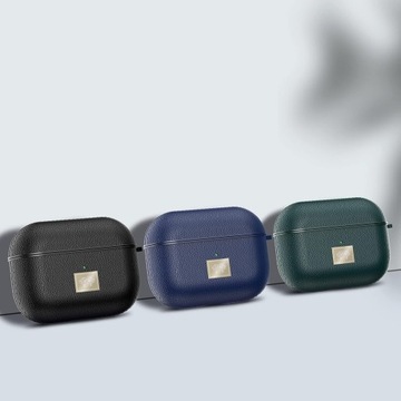 Совместим с кожаным чехлом для Airpods 3, полностью упакованным кожаным чехлом