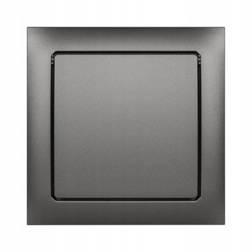 Odk Centralny Gniazdko wylotowe SLIM GRAFITOWE