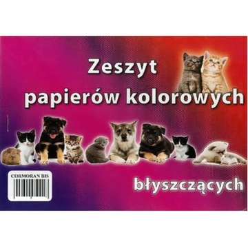 Zeszyt papierów kolorowych WYCINANKA 8 kartek A5