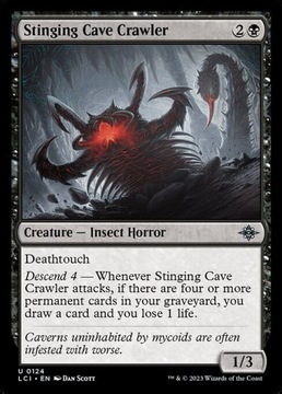 Karta Magic: The Gathering Stinging Cave Crawler LCI