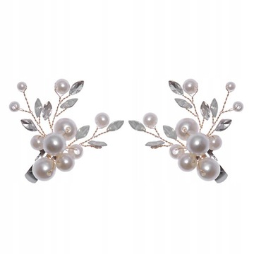 Rhinestone Pearl Klamra do butów Obcasy Kokardki