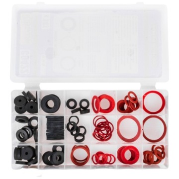 НАБОР РЕЗИНОВЫХ ПРОКЛАДОК И САНТЕХНИЧЕСКОГО КЛИНГЕРИТА 141 ШТ C0422 RICHMANN