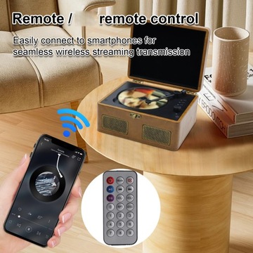 Ретро CD Multifunctional Player Type Bt Playle Turntables 5q