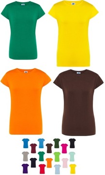 Zestaw koszulek T-shirt bawełna Certyf. kolory 3XL