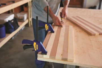 IRWIN ŚCISK STOLARSKI SZYBKOZACISKOWY JEDNORĘCZNY QUICK GRIP 150mm 2szt.