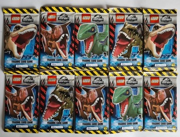 LEGO JURASSIC WORLD 2 KARTY 100 SASZETEK 20+ ZŁOTA