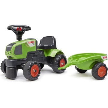 Трактор Green Baby Claas Axos 310 с прицепом FALK