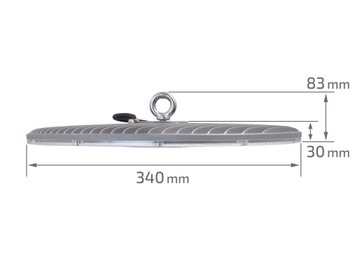 ПРОМЫШЛЕННАЯ ЛАМПА ВЫСОКОГО ПРОХОДА LED UFO 150Вт IP65 6000К